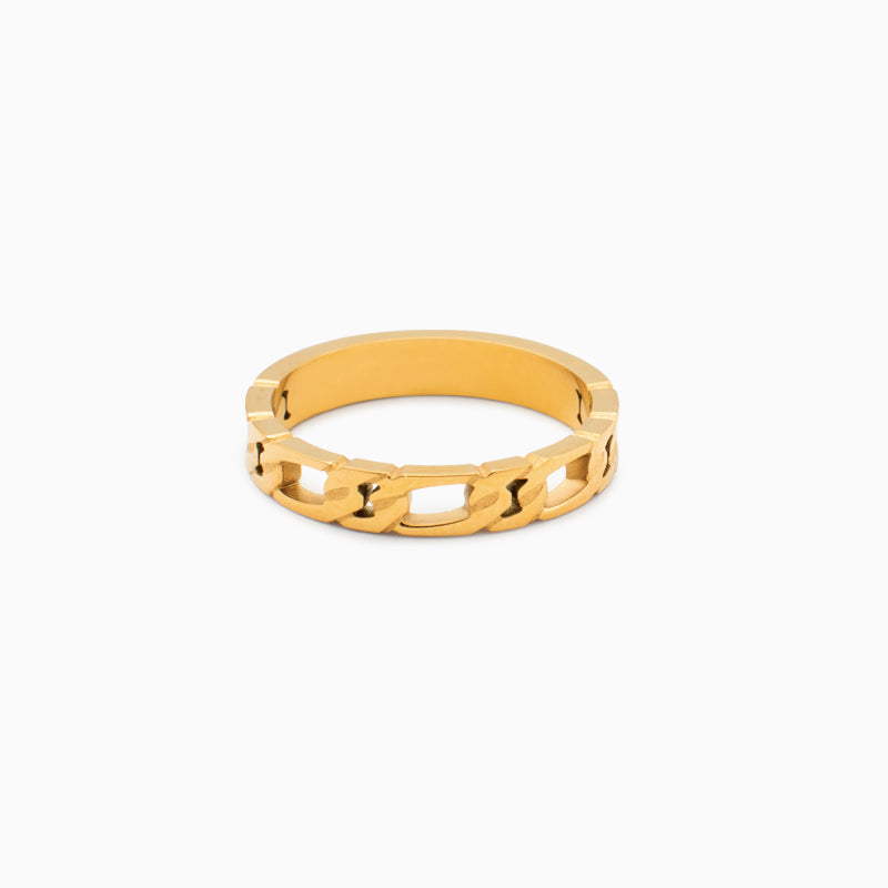 Carved Link Ring