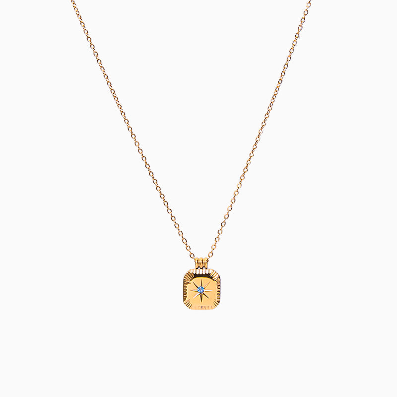 Star Square Necklace