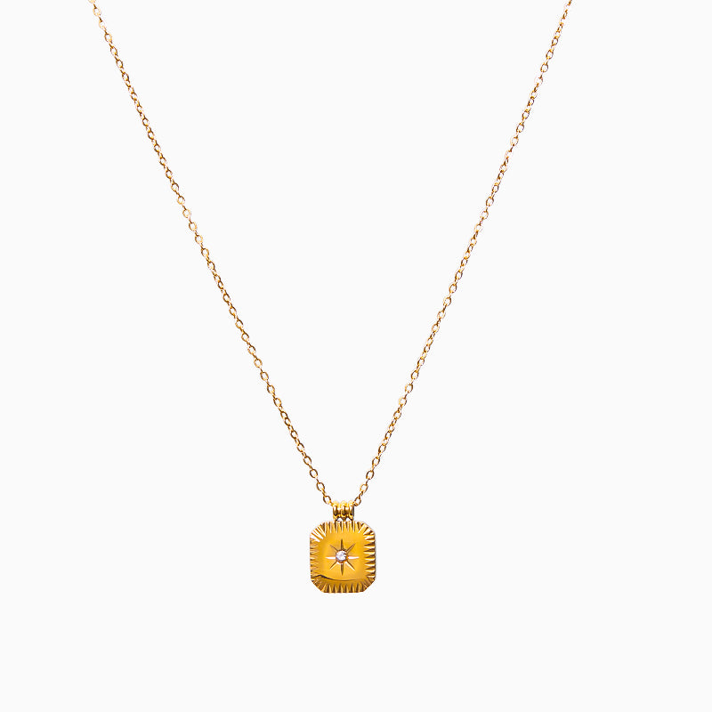 Star Square Necklace