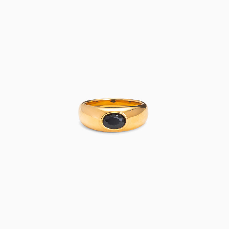 Black Oval Ring
