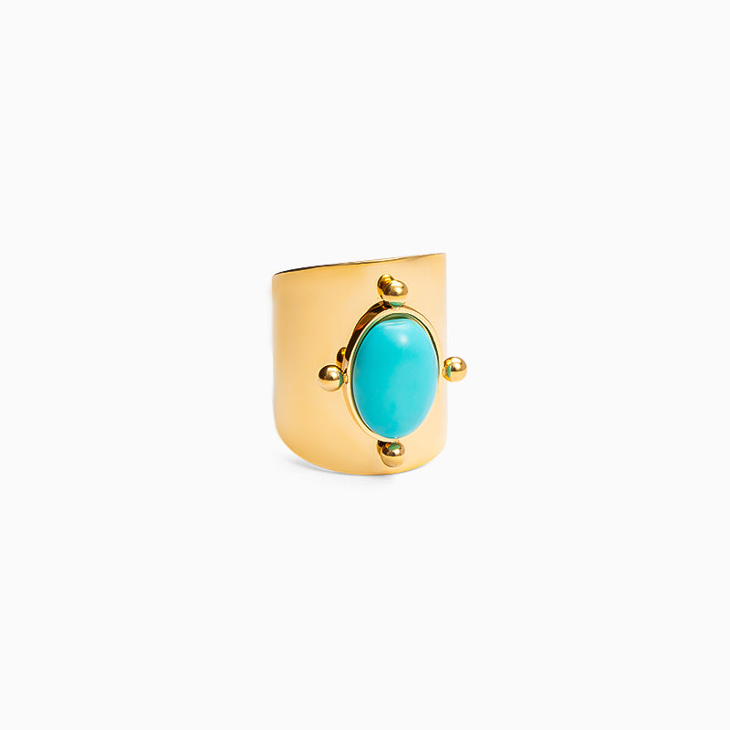 Cylindrical Stone Ring