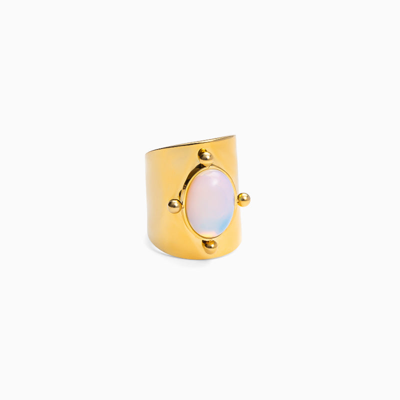 Cylindrical Stone Ring