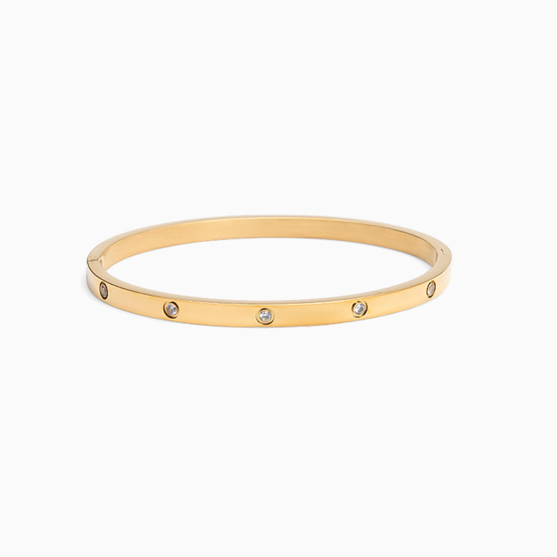 Thin Cz Bangle