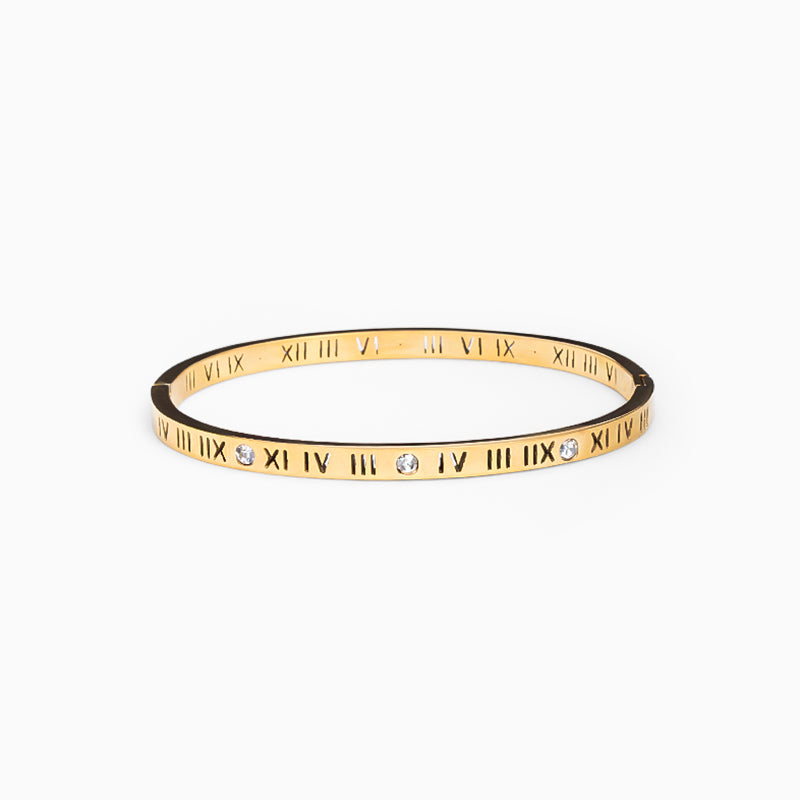 Thin Numeral Bangle