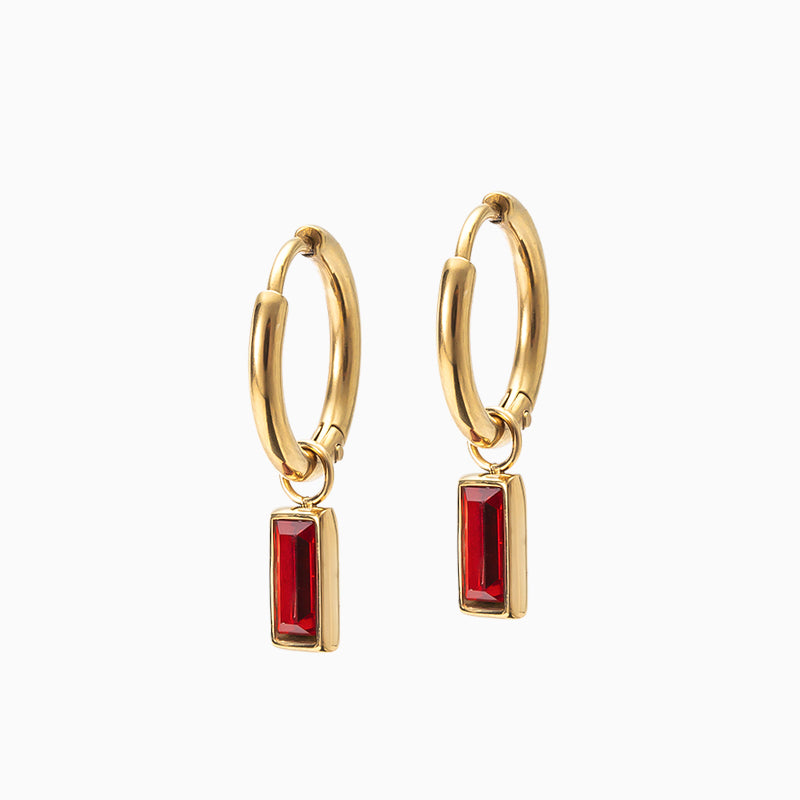 Large Crystal Drop Earrings