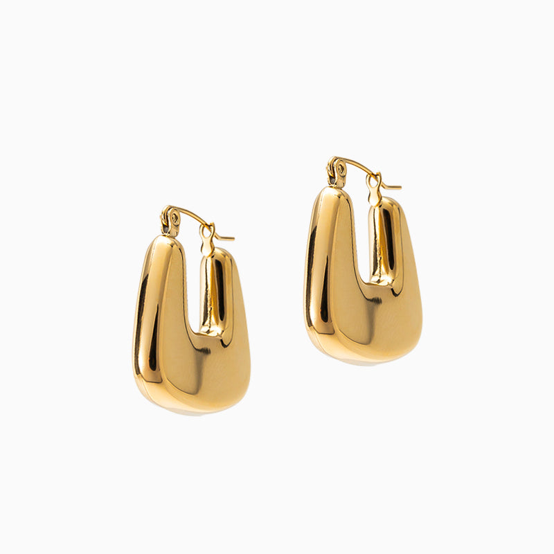 Chunky Triangle Earrings