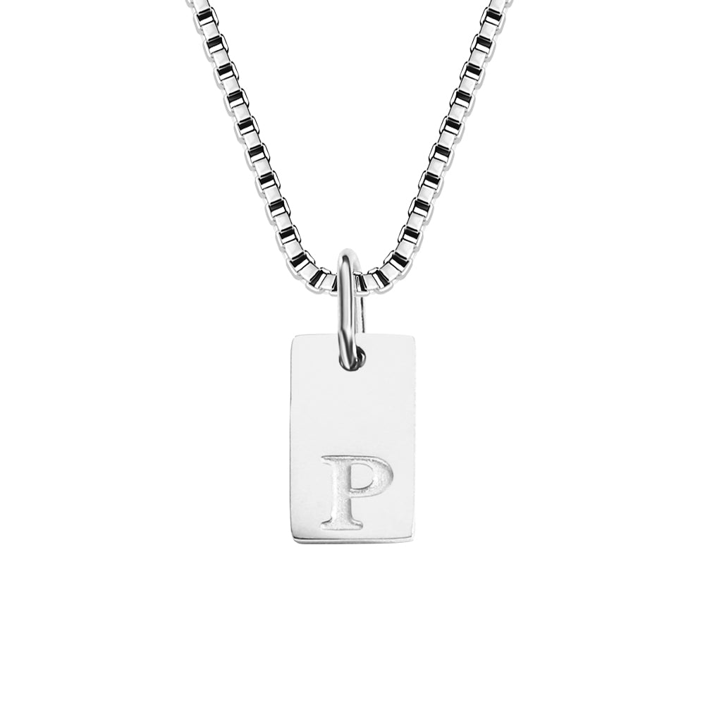 A-Z Letter Tag Necklace's