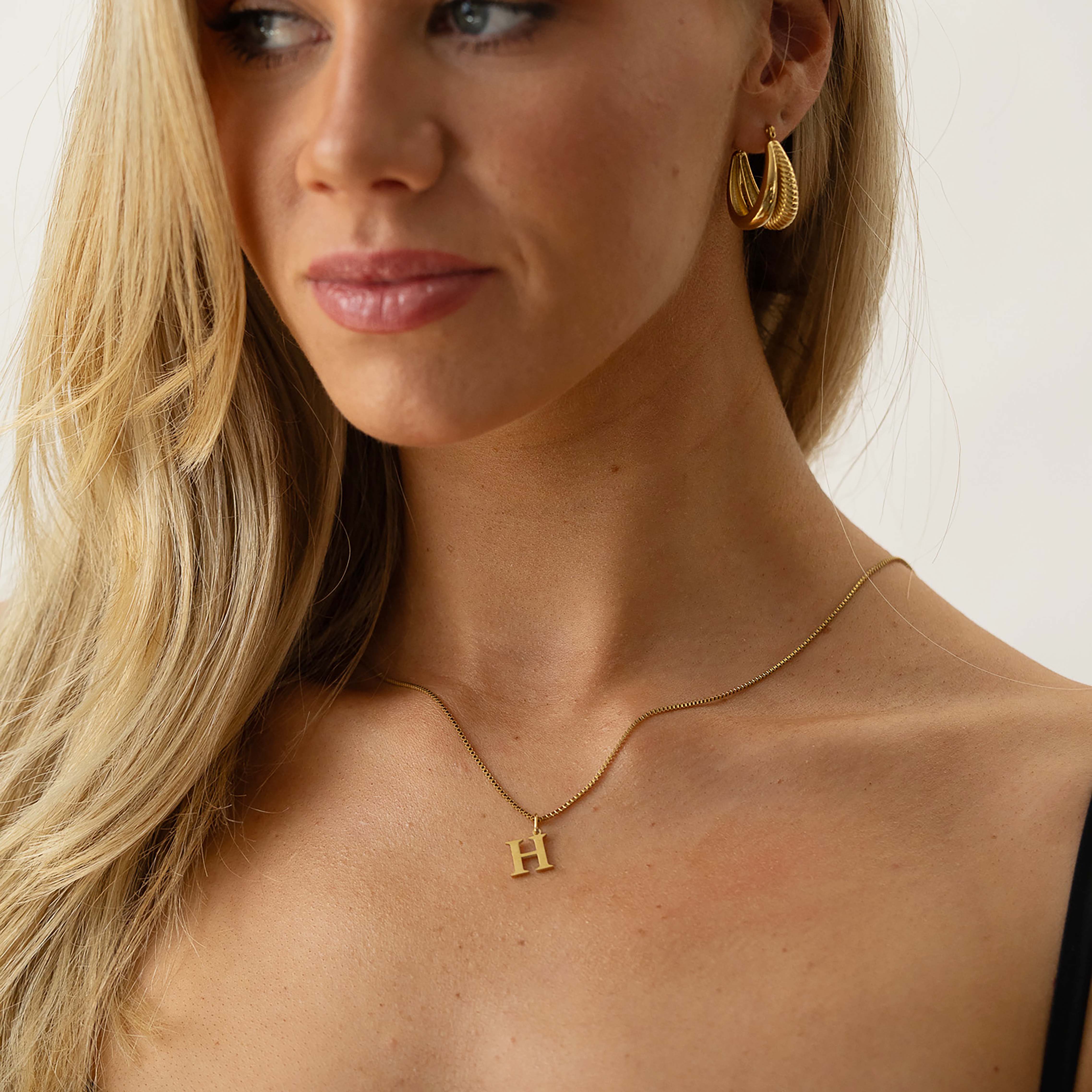 Slanted Alphabetical Necklace's