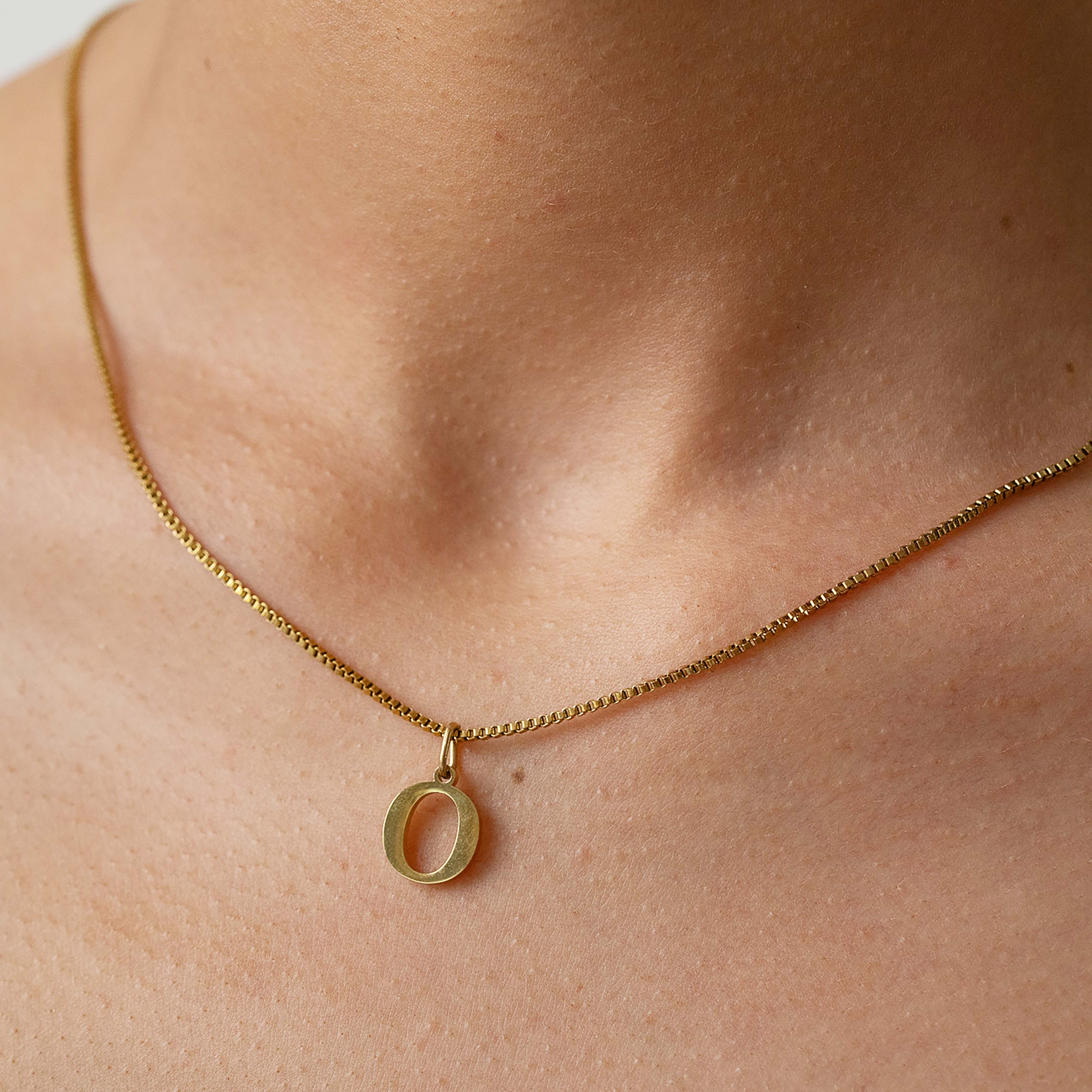 Slanted Alphabetical Necklace's