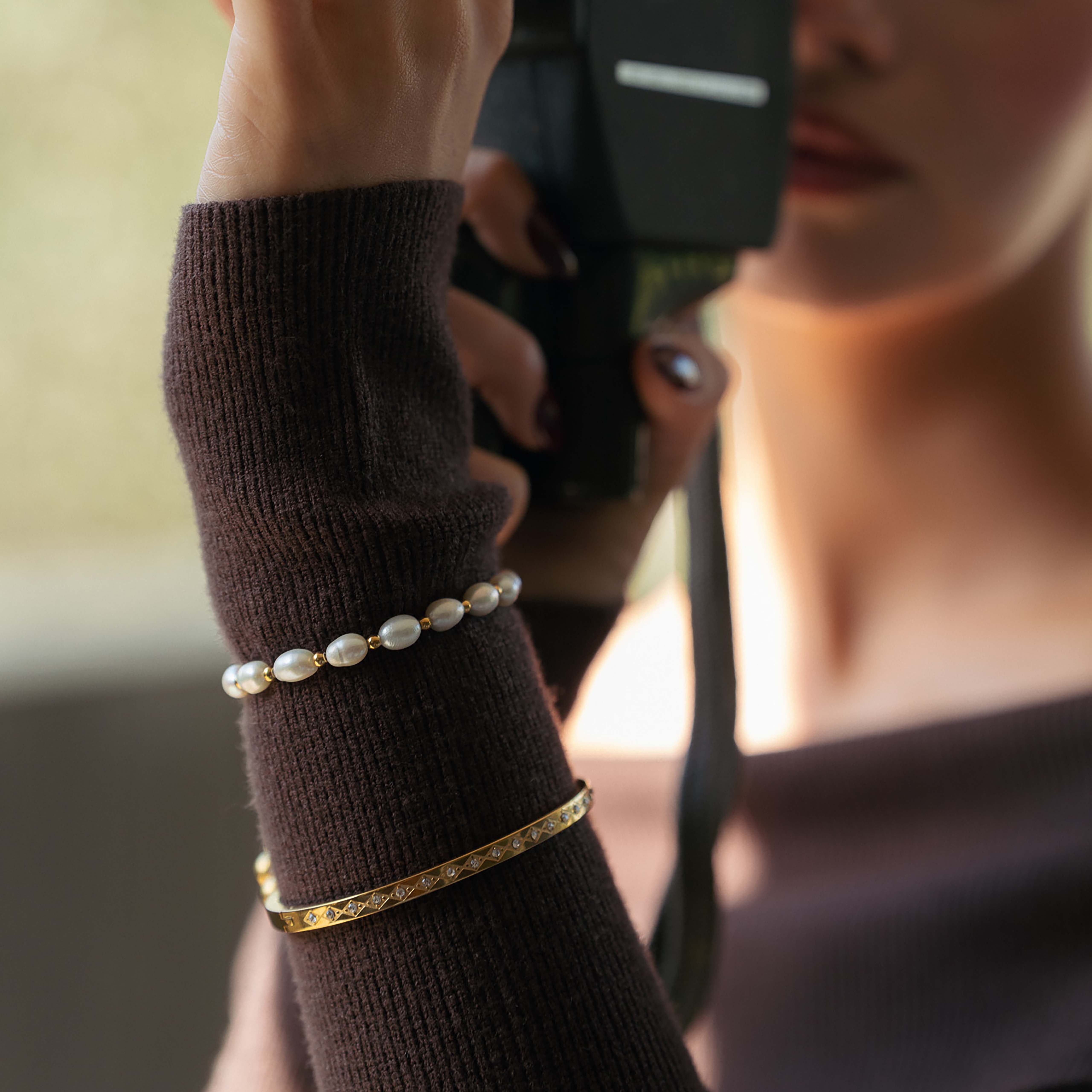 Pearl Adjustable Bracelet