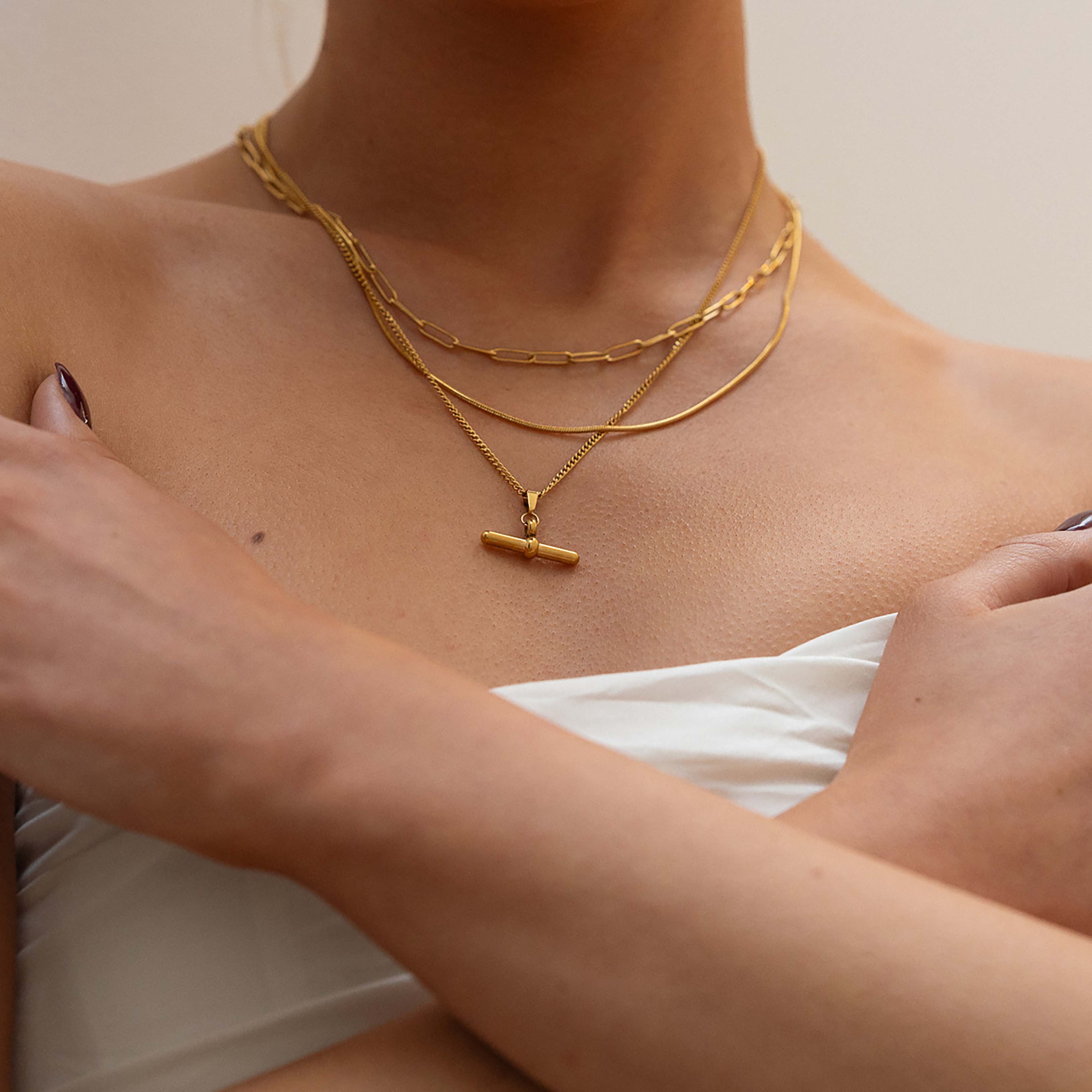 Double Link Chain Necklace