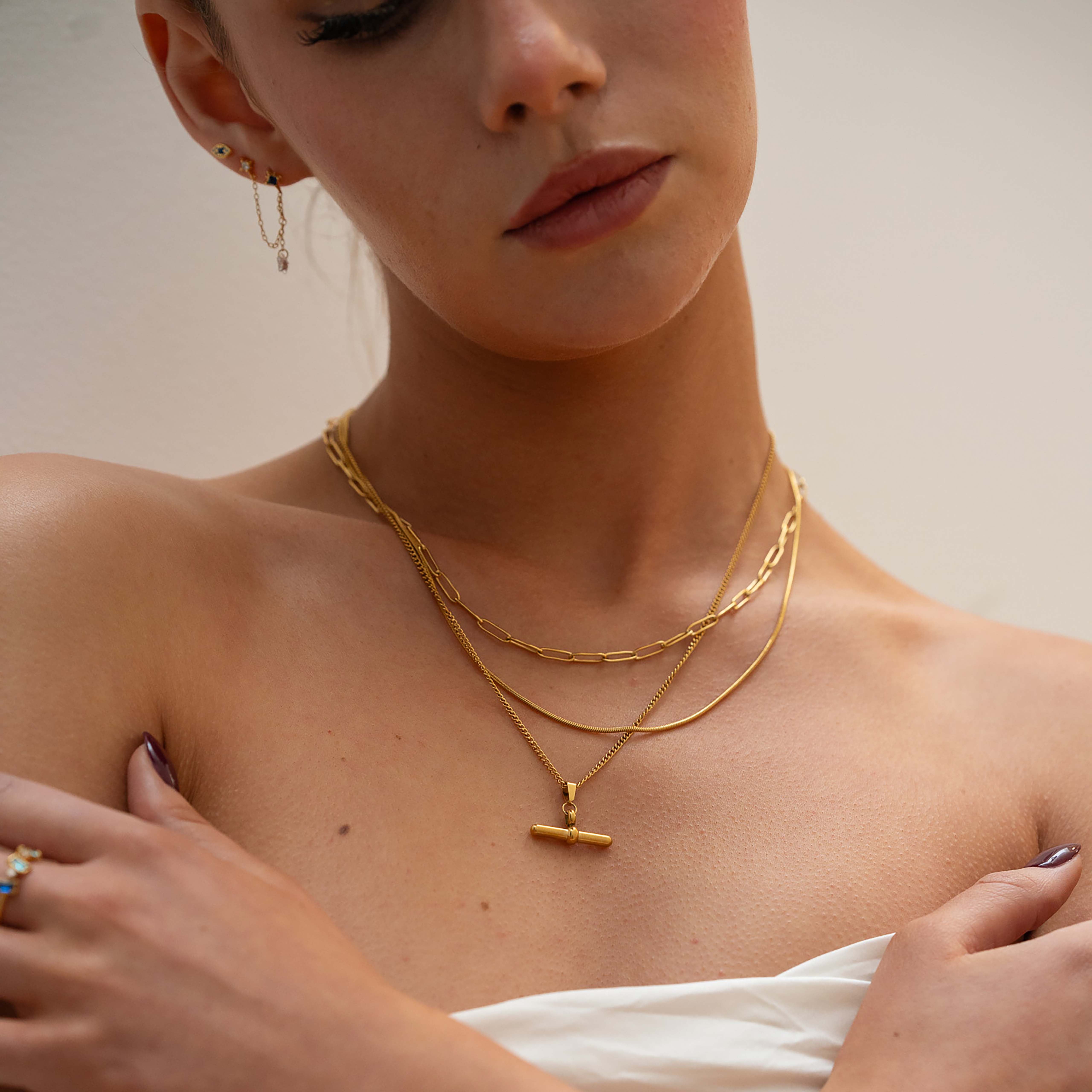 Double Link Chain Necklace