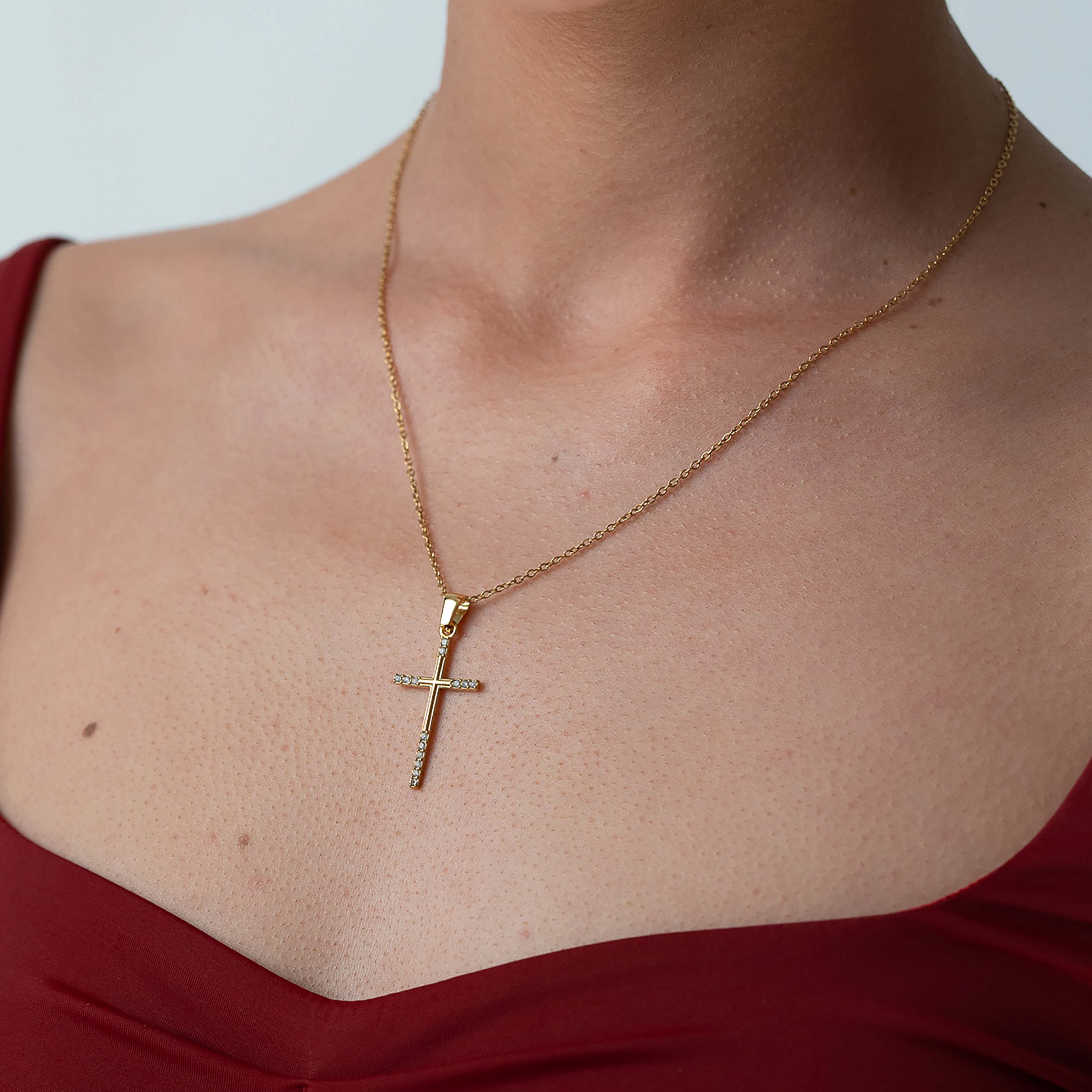 Amara Cross Necklace