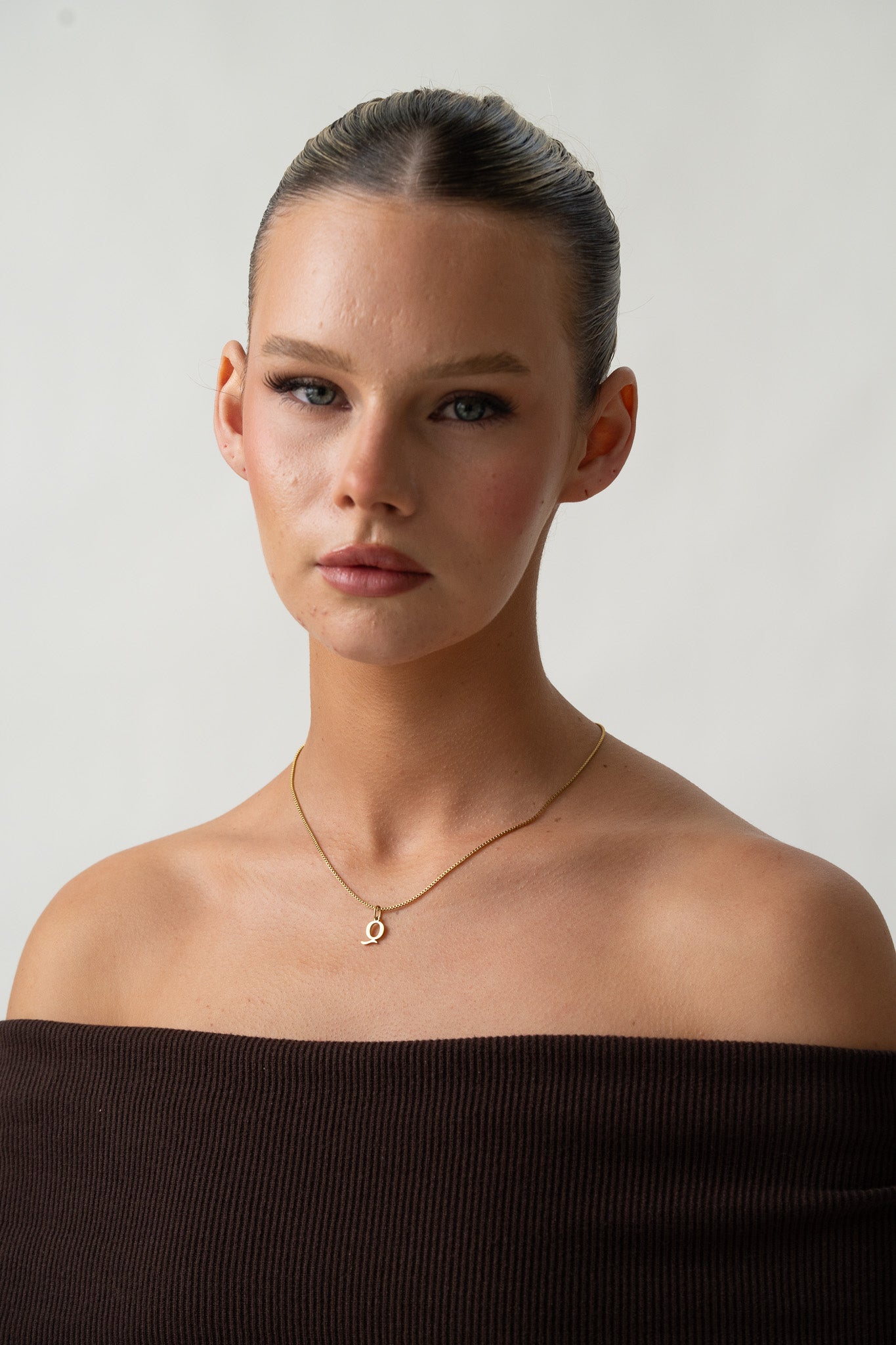 Slanted Alphabetical Necklace's