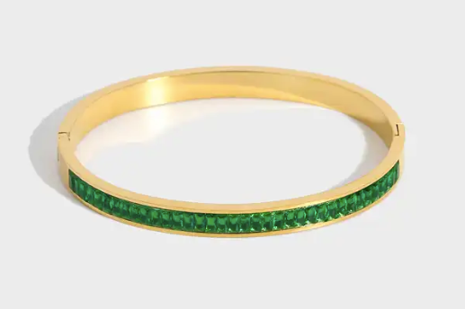 Crystal Line Bangle
