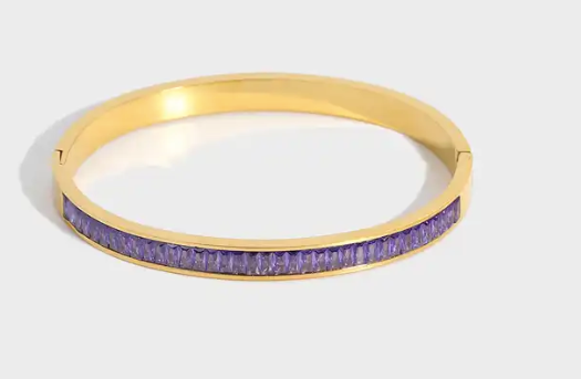 Crystal Line Bangle