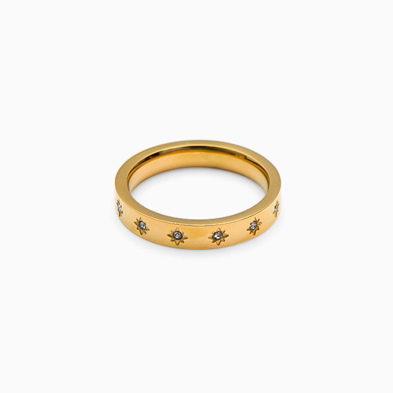 Starburst Band Ring