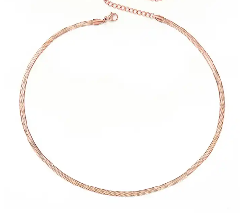 Thin Snake Chain Necklace (2MM)