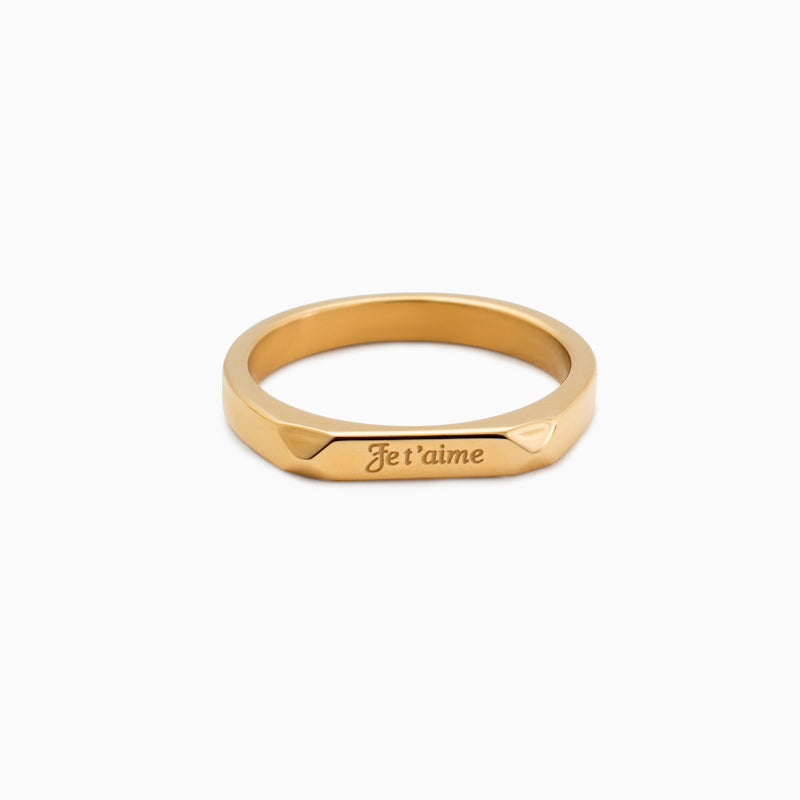 Jet'aime Ring