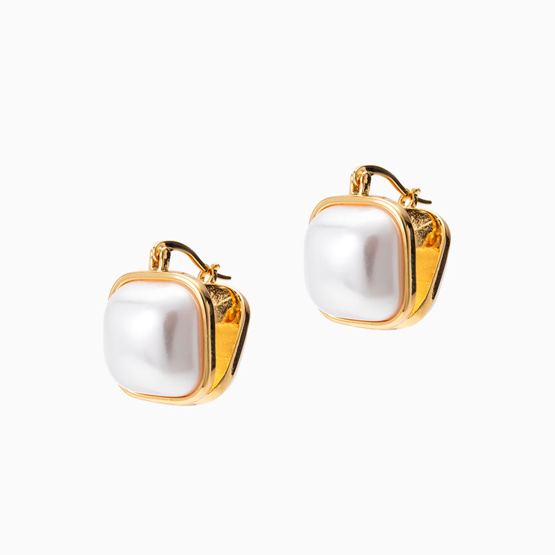 Double Sided Pearl Earrings