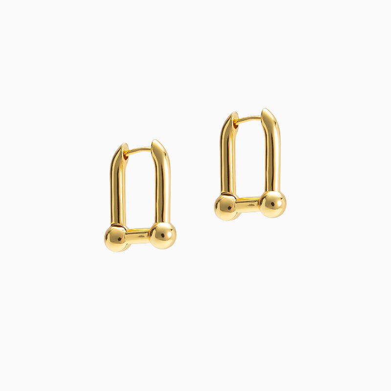 Thick Link Earrings