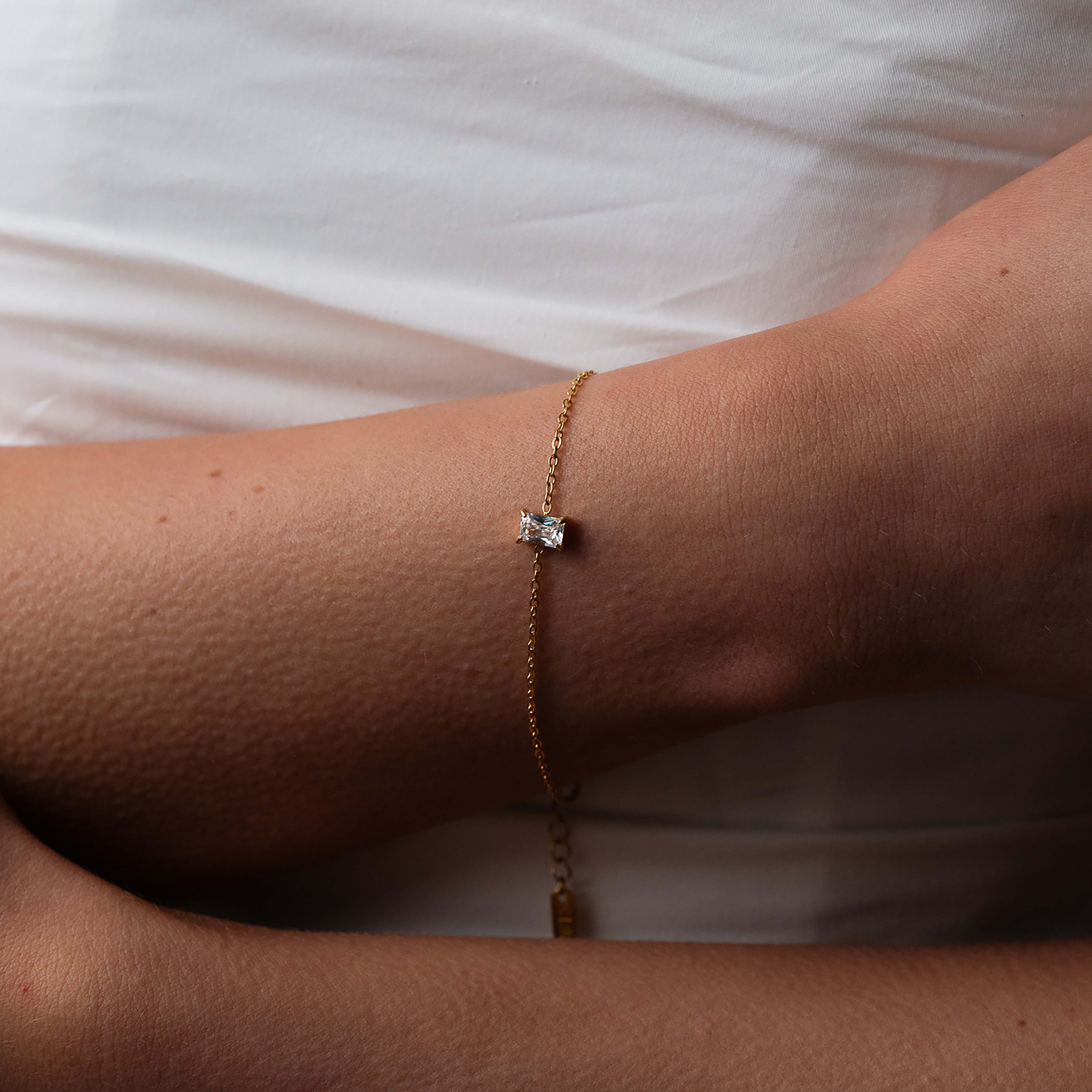 Celeste Baguette Bracelet