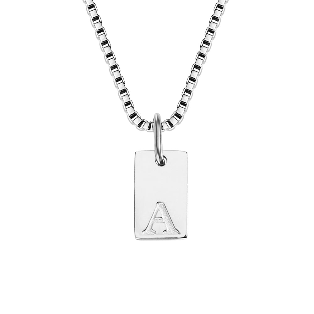 A-Z Letter Tag Necklace's