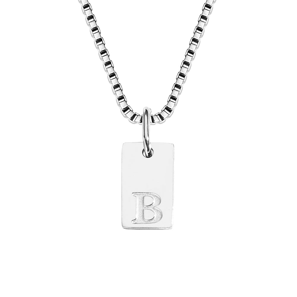 A-Z Letter Tag Necklace's