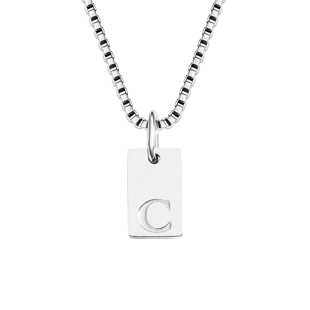 A-Z Letter Tag Necklace's