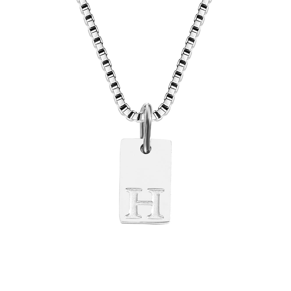 A-Z Letter Tag Necklace's