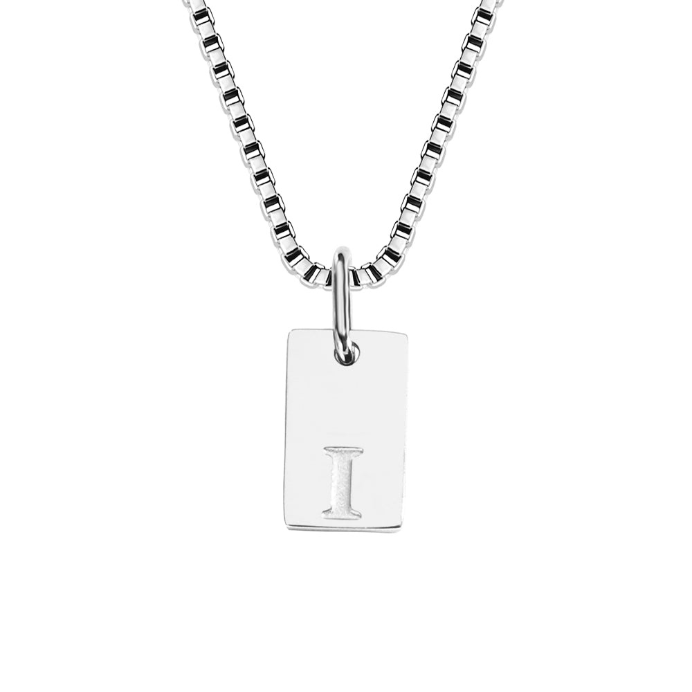 A-Z Letter Tag Necklace's