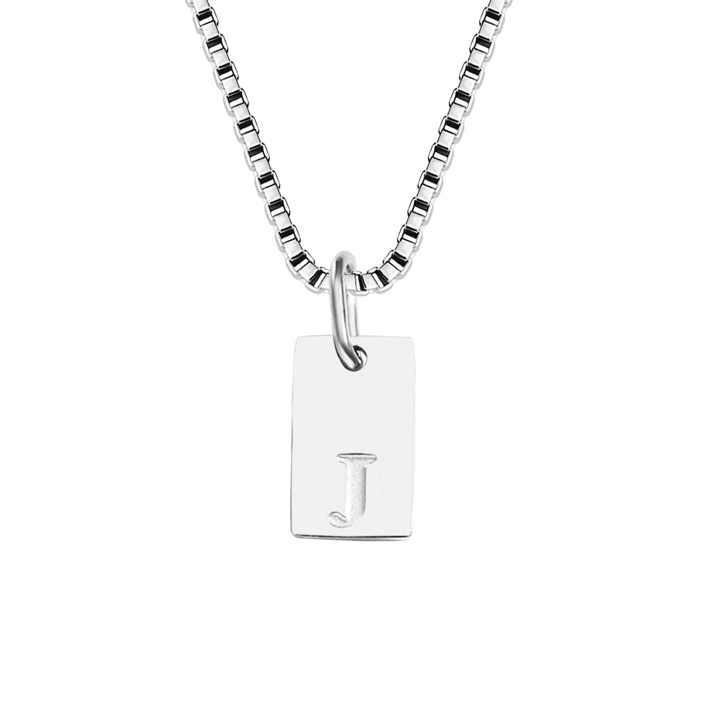 A-Z Letter Tag Necklace's