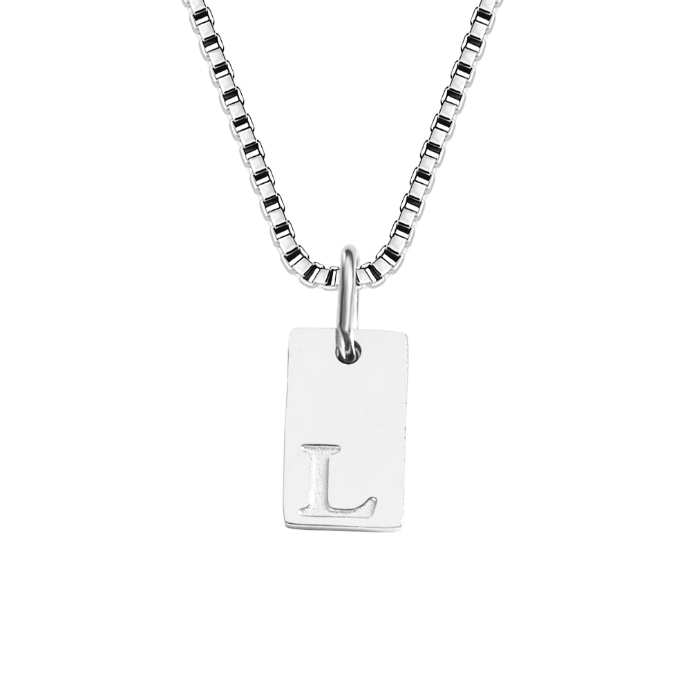 A-Z Letter Tag Necklace's