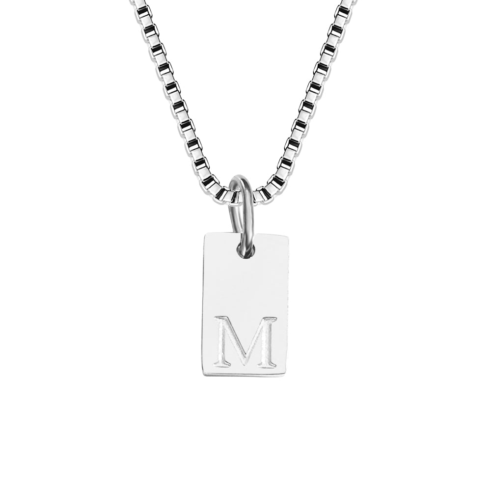 A-Z Letter Tag Necklace's