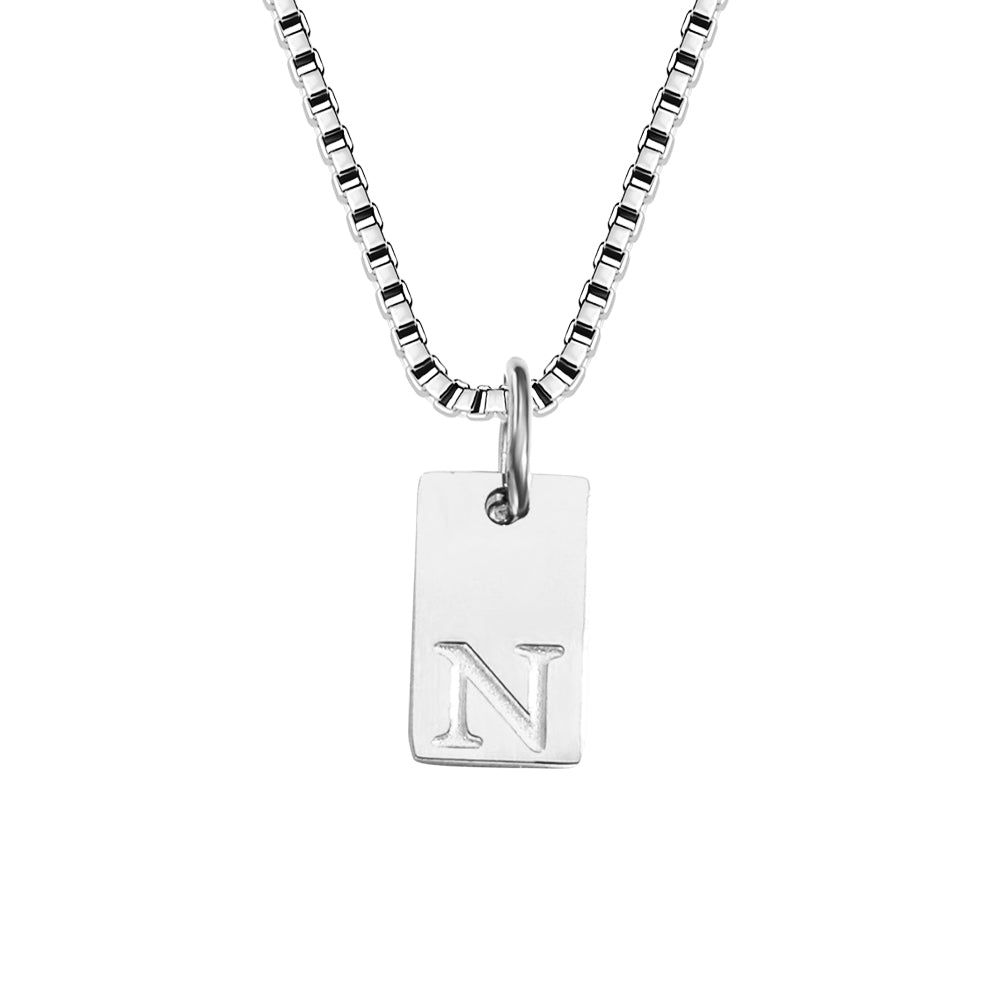 A-Z Letter Tag Necklace's