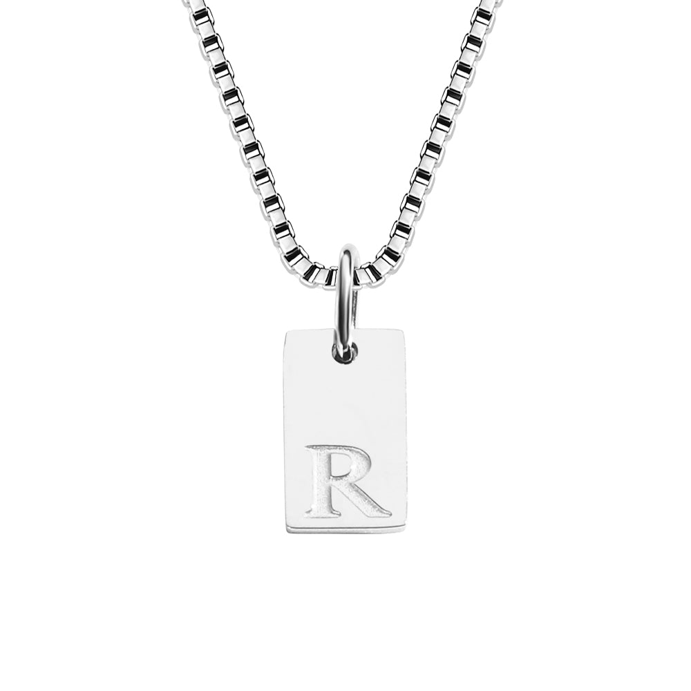 A-Z Letter Tag Necklace's