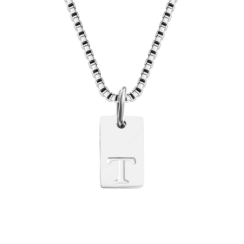 A-Z Letter Tag Necklace's