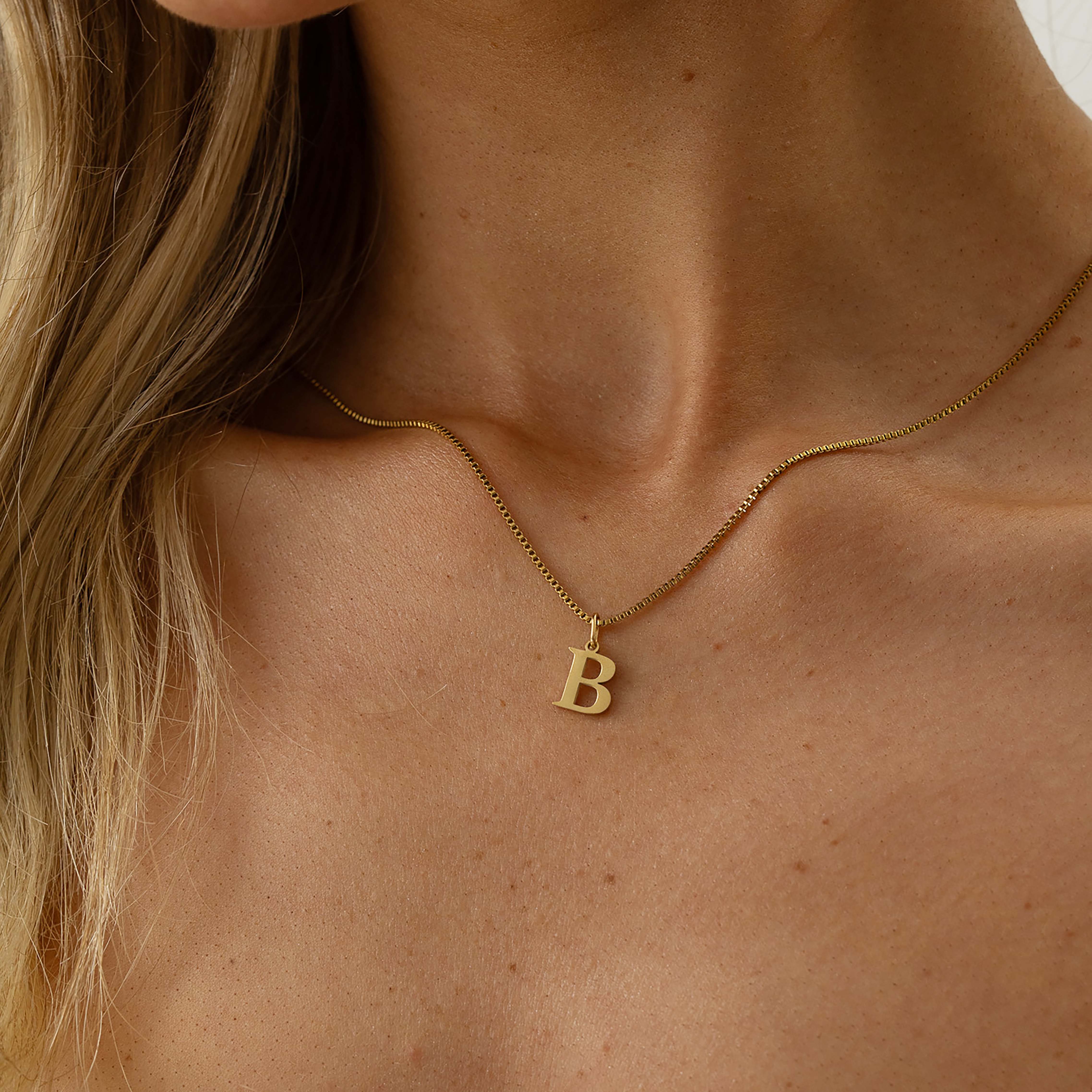 Slanted Alphabetical Necklace's