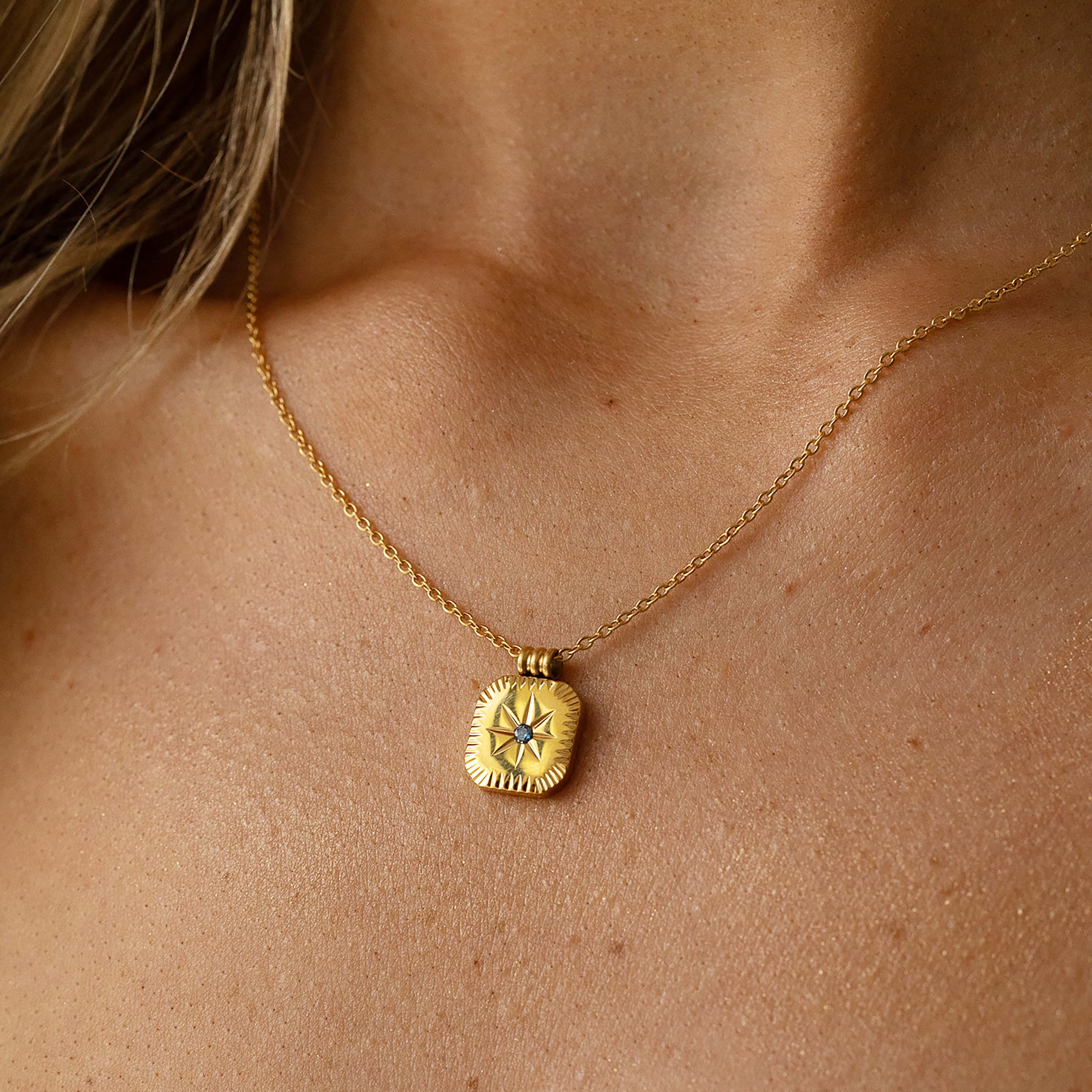 Star Square Necklace