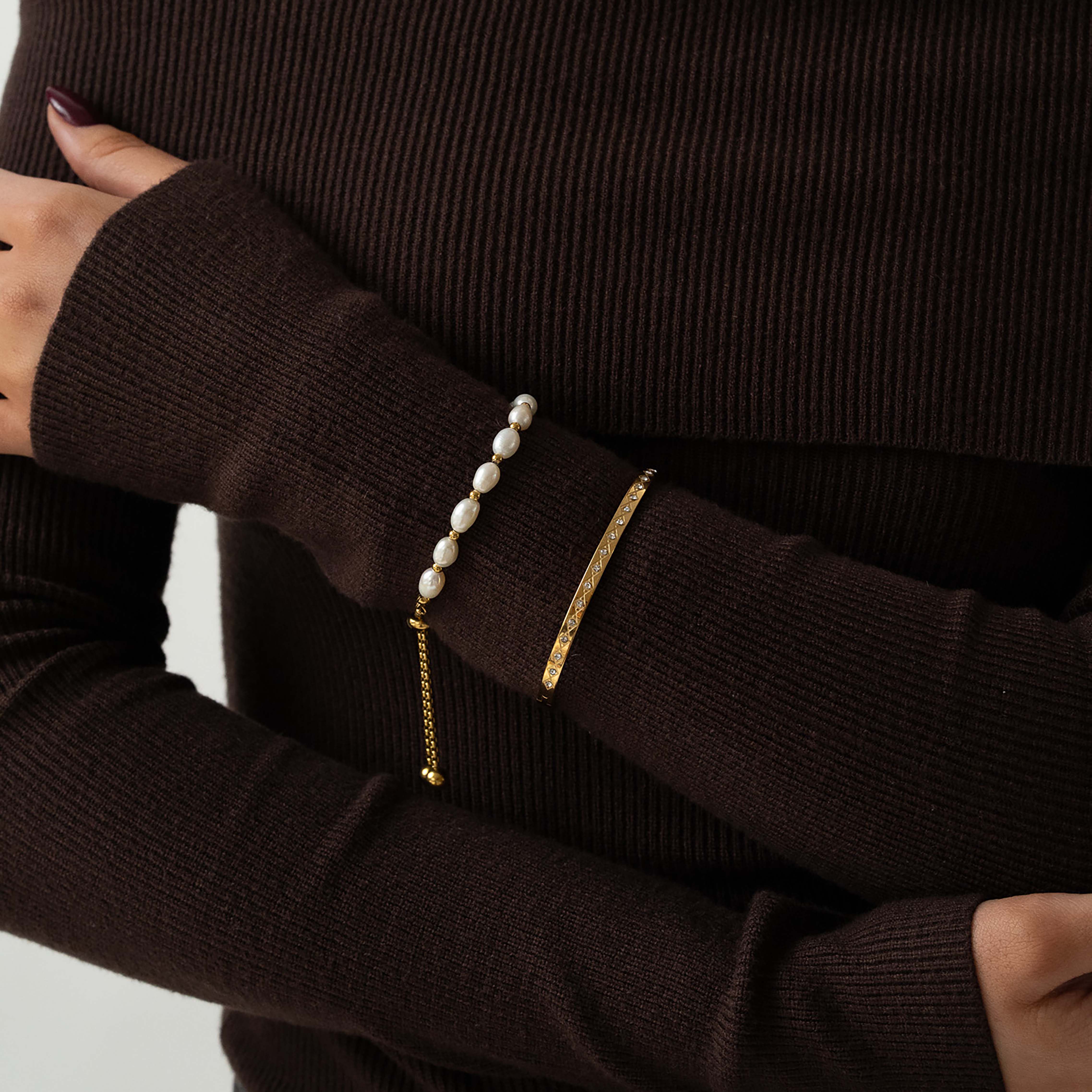 Pearl Adjustable Bracelet