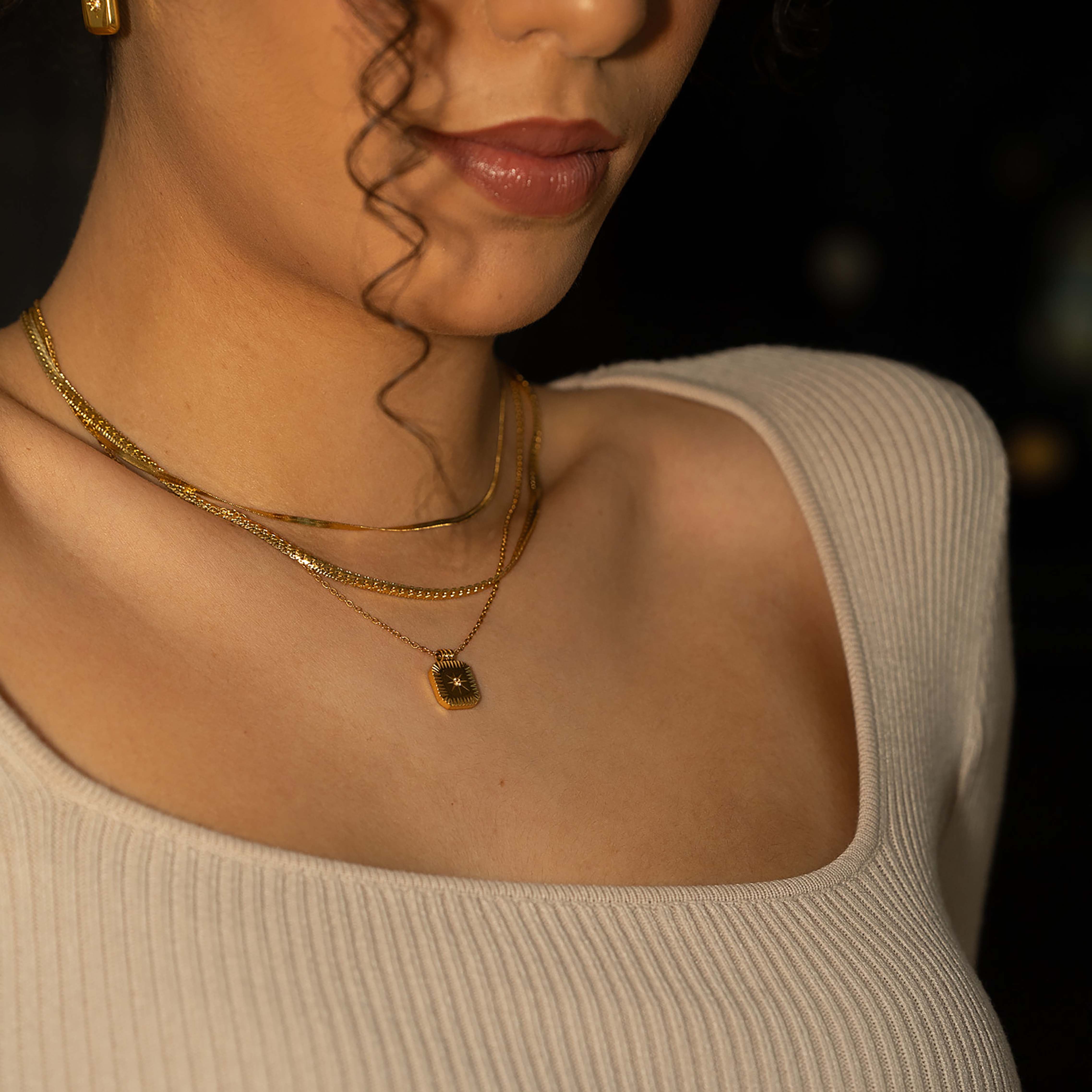Thin Snake Chain Necklace (2MM)
