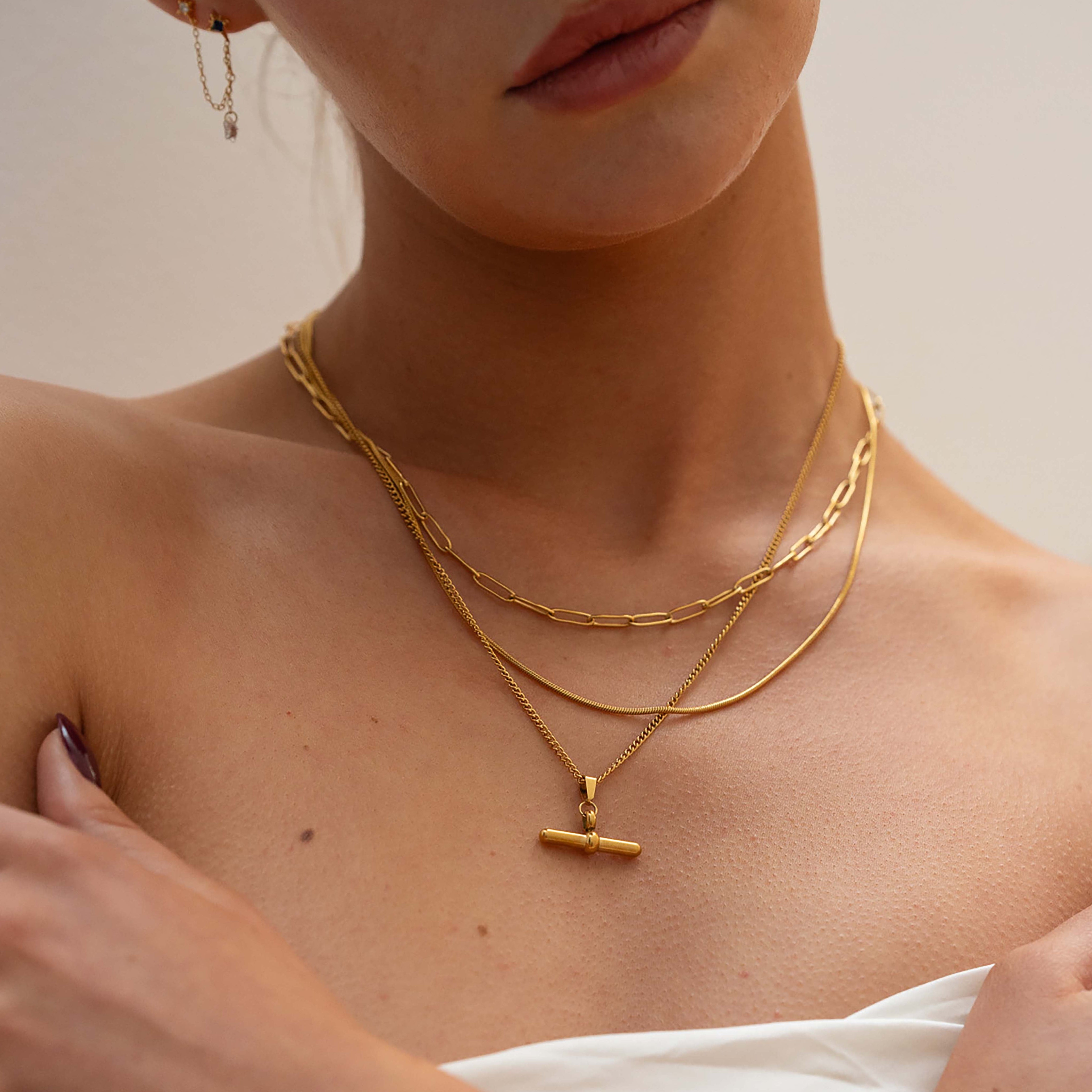 Double Link Chain Necklace
