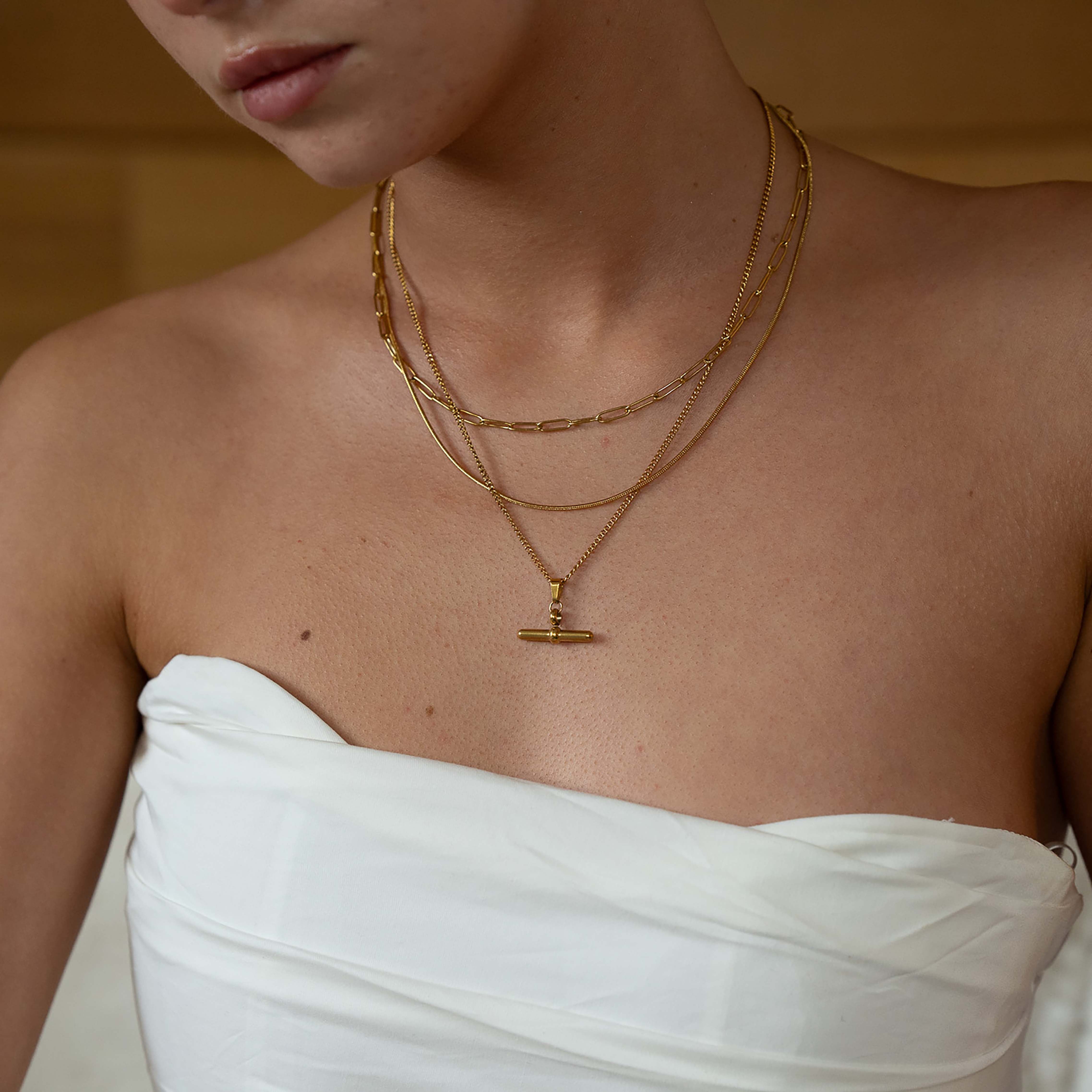 Double Link Chain Necklace