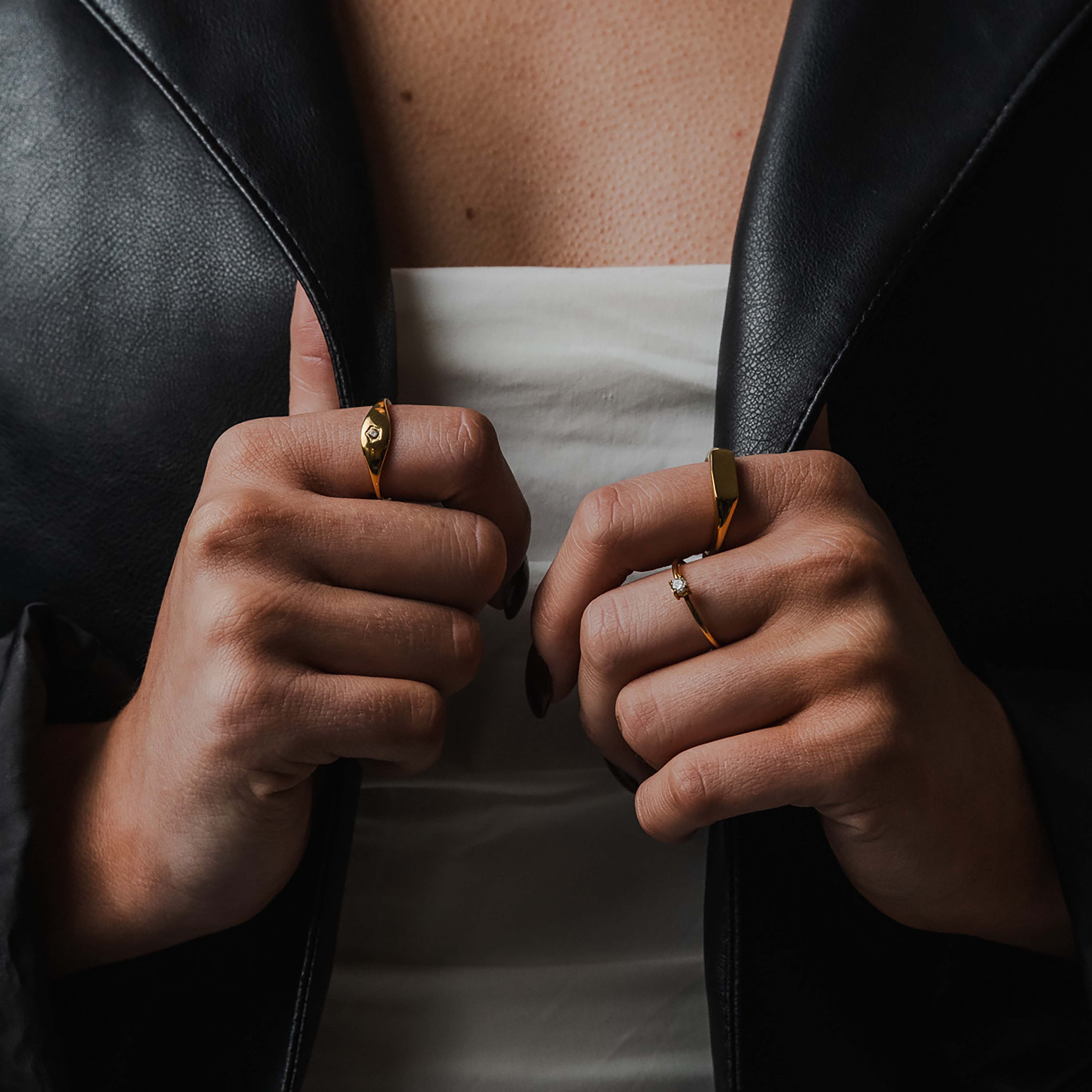 Solitaire Zircon Ring