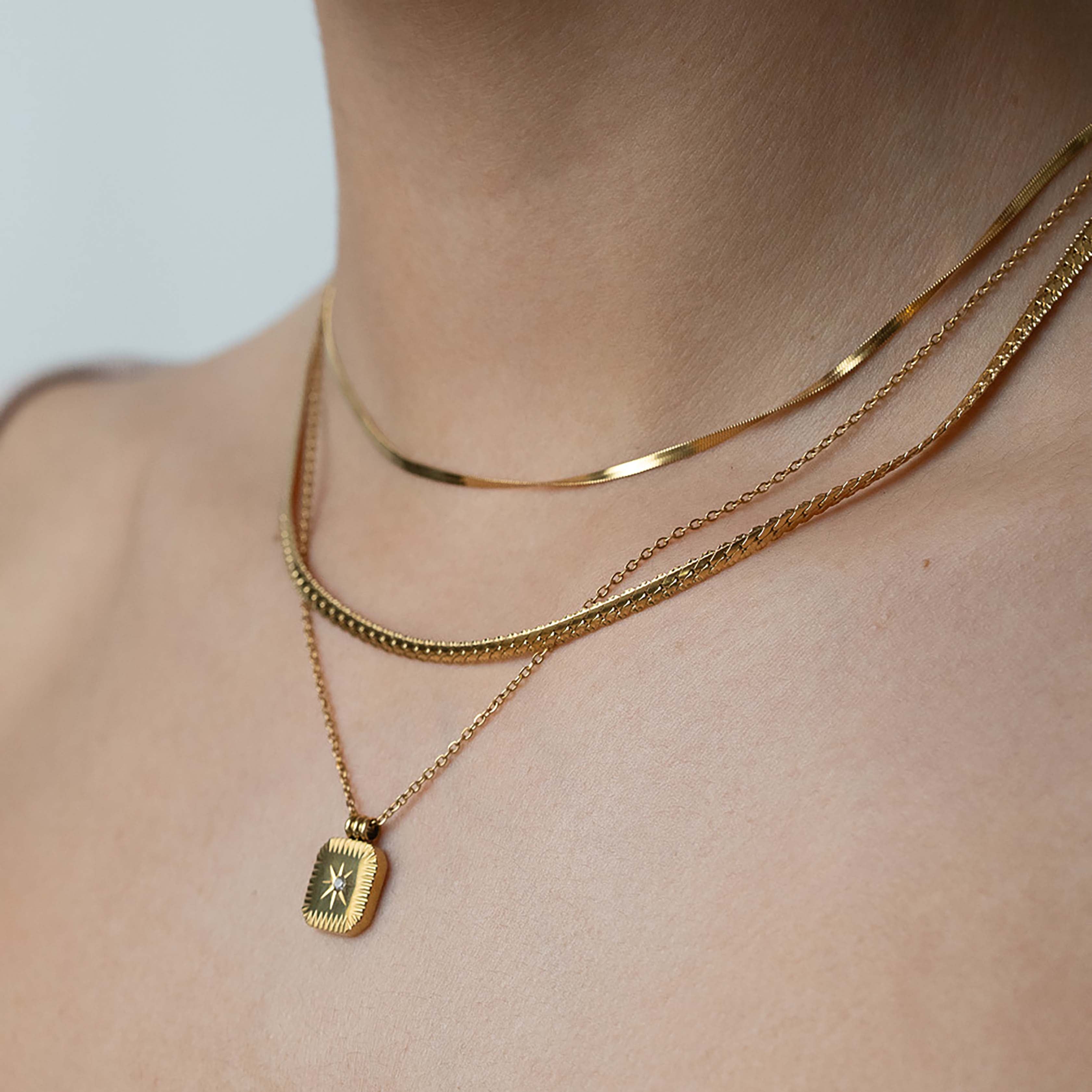 Thin Snake Chain Necklace (2MM)