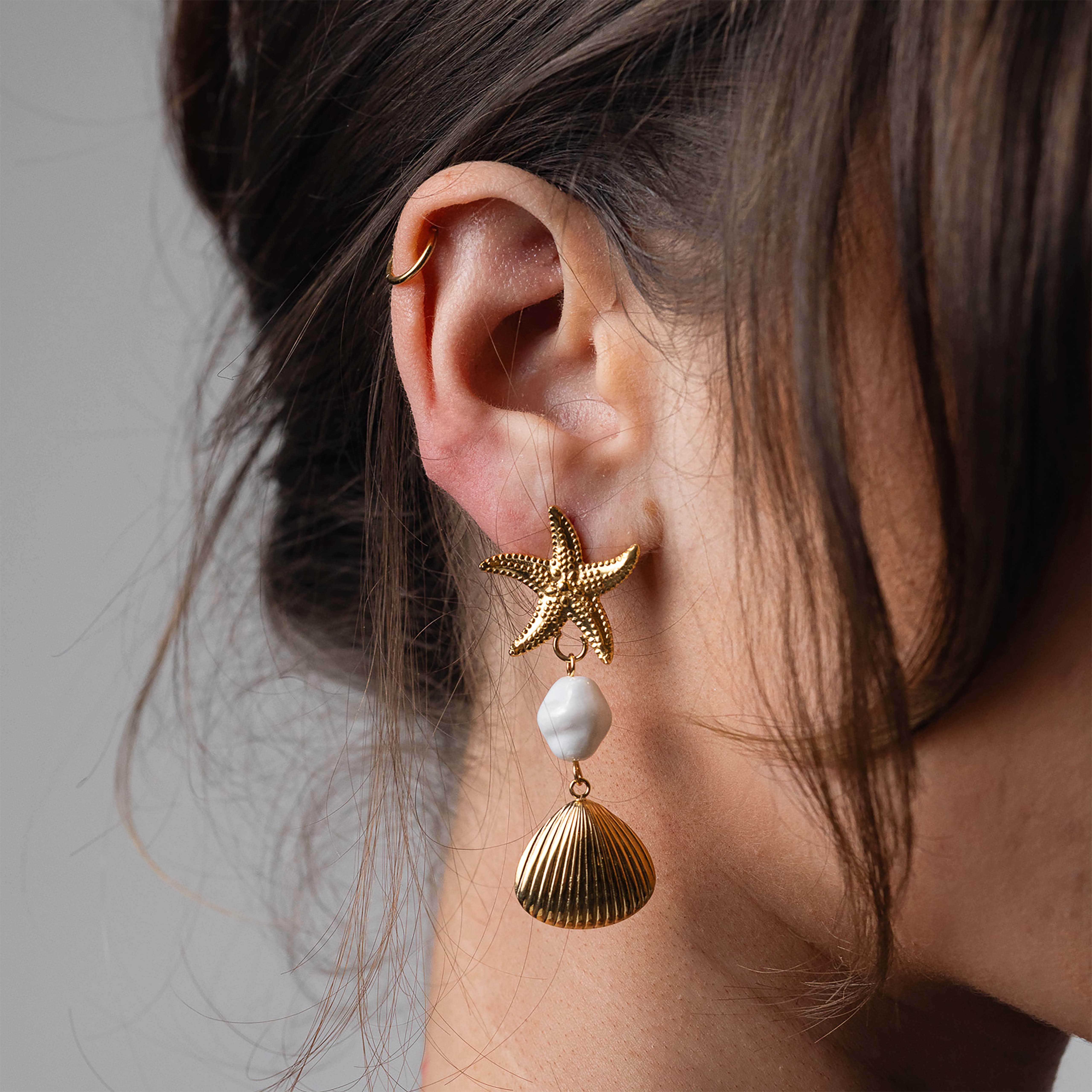 The Starfish Seashell Drops