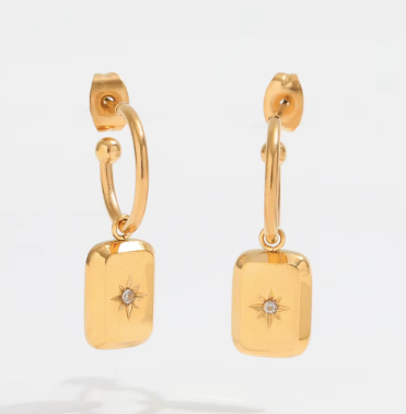 Star zirconia Earrings