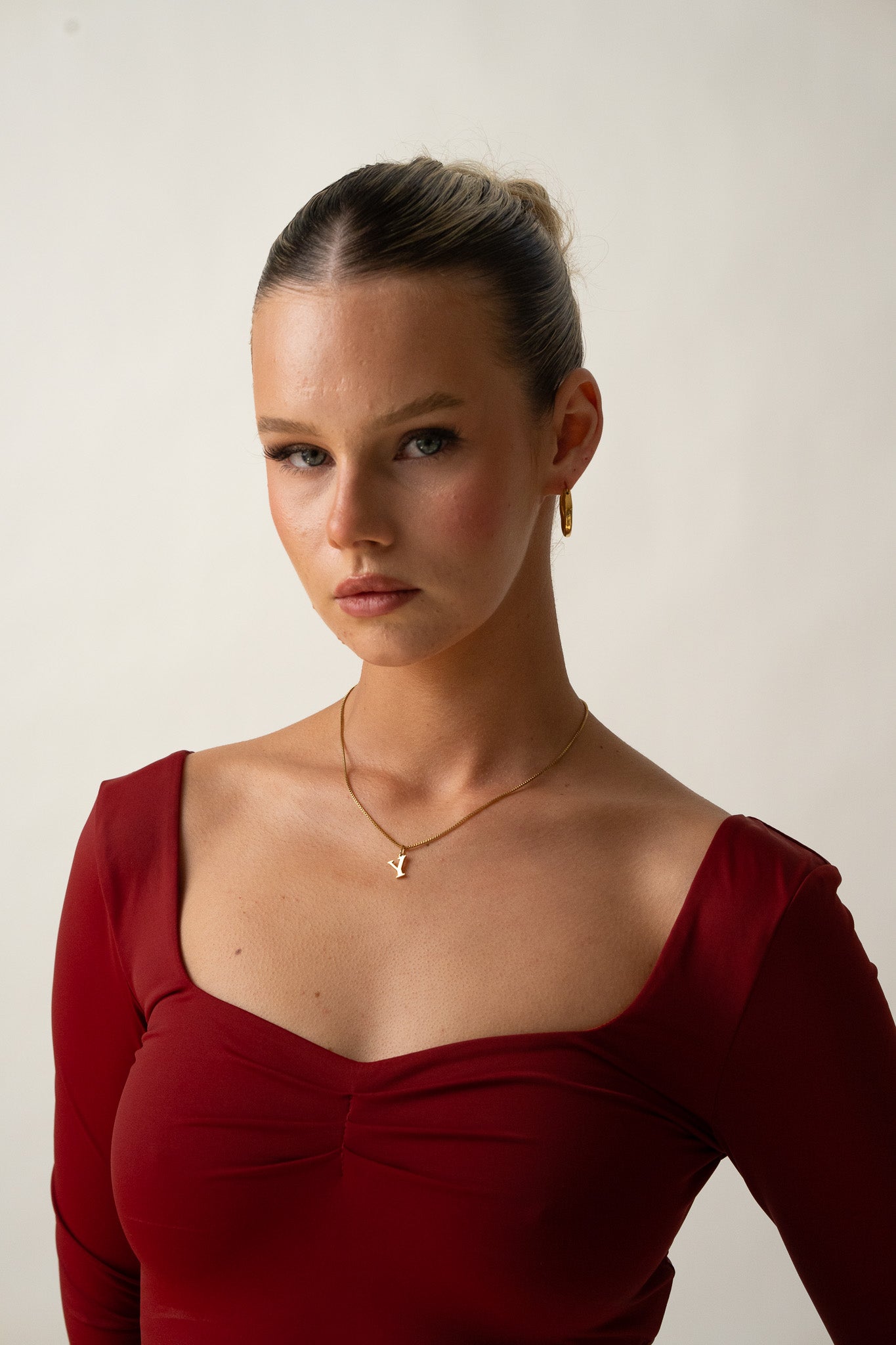 Slanted Alphabetical Necklace's